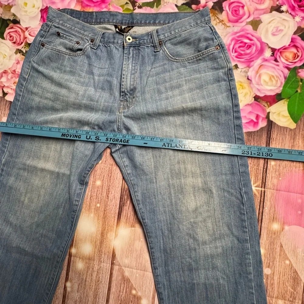 Lucky Brand Men's Mid Blue Straight Jeans